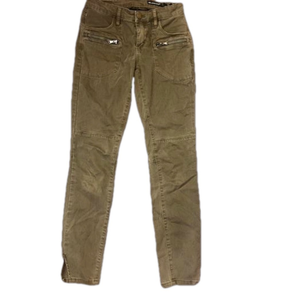 Blank NYC jeans low rise green/khaki color size 25​